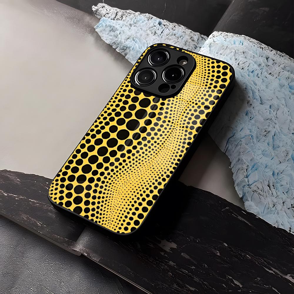 

YayoiS Kusama Phone Case For IPhone 15 13 17 14 16 12 11 Pro XS Max Plus Mini X XR SE2020 Tempered Glass Coque iPhone 14 Pro Max