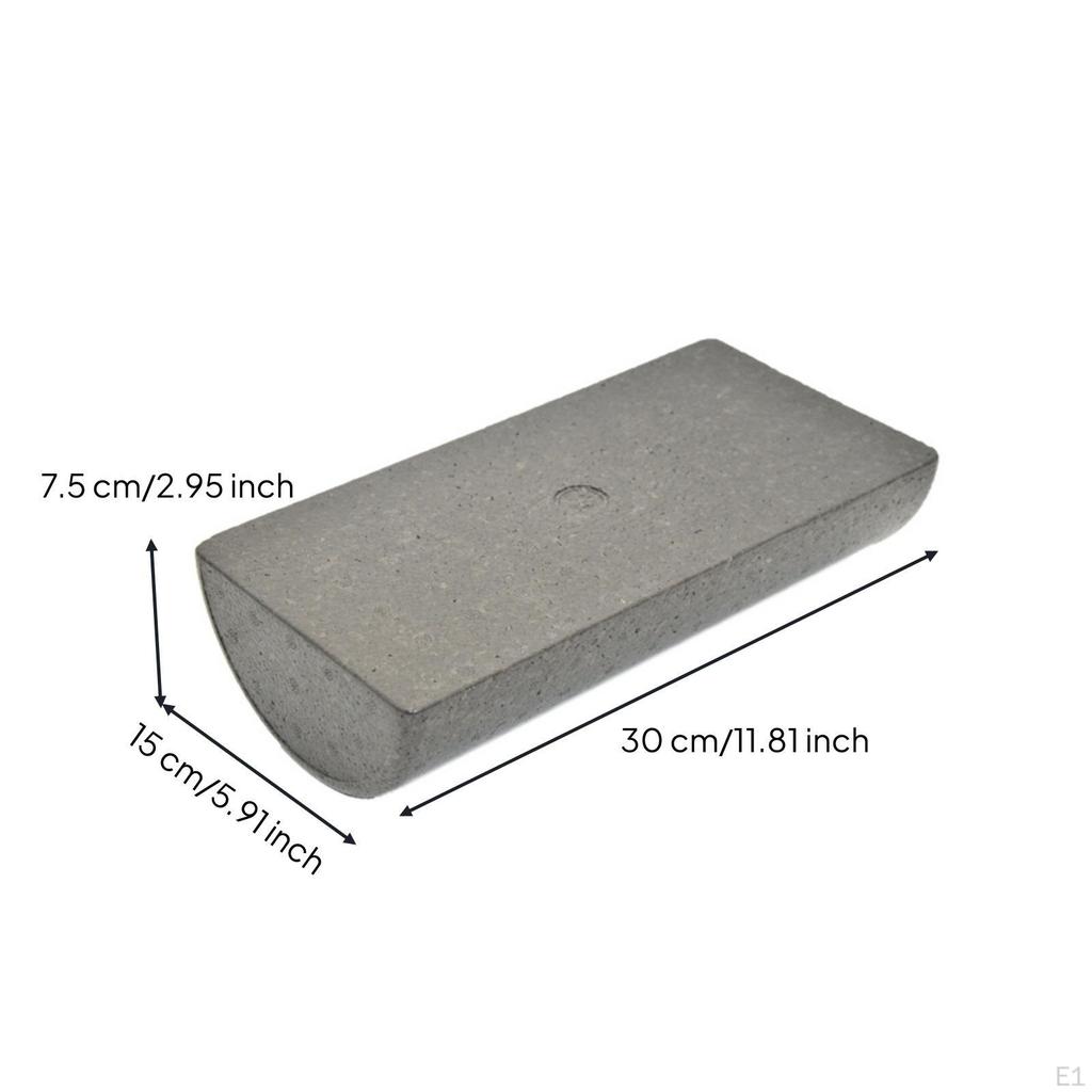 Half-Round Foam Roller Flat-Base Half Round Firm for Home Gym
