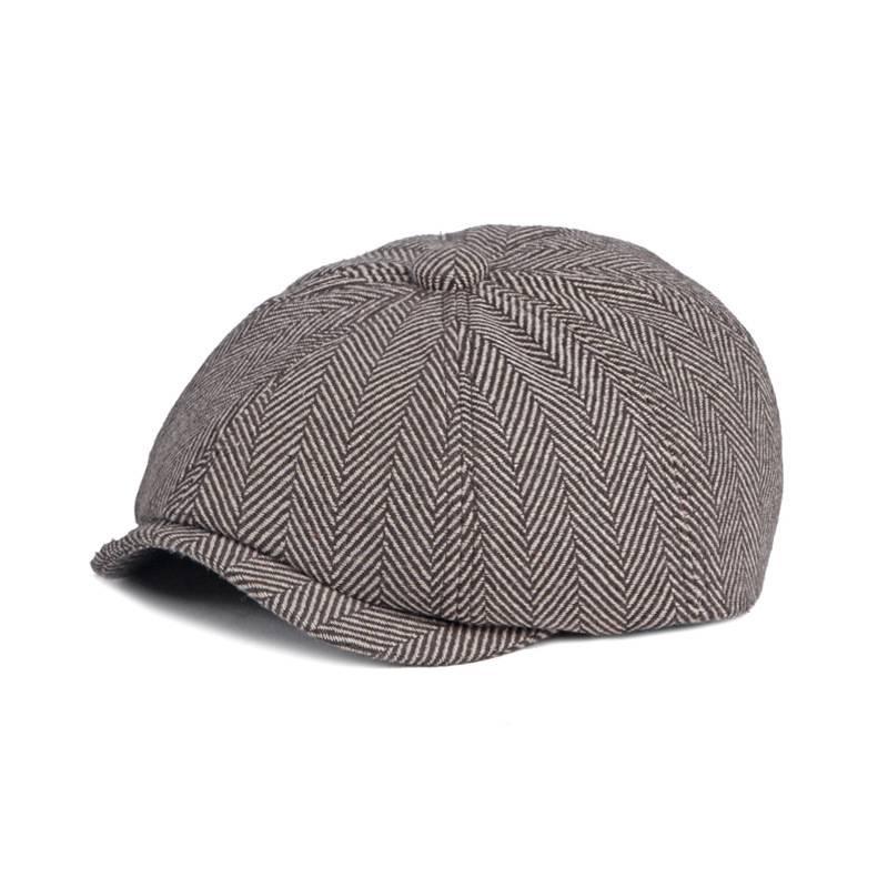 Klassische Shelby Peaky Blinders Mütze aus Wolle für Herren