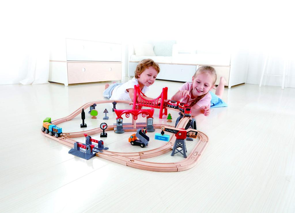 Hape Sakamichi City Rail Set E3730
