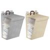 Portable Laundry Basket with Lid and Handle Heavy Duty Hanging Closet Hamper Mesh for Laundry Room Bedroom Bathroom College Dorm