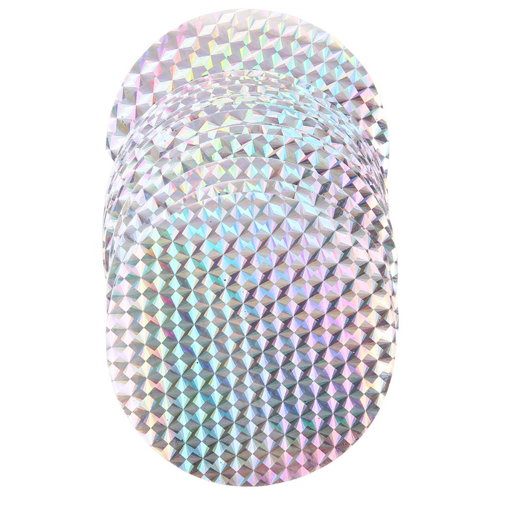 Kell 20pcs Bird Repellent Tape Reflective Anti Bird Scare Reflective Stick Tape