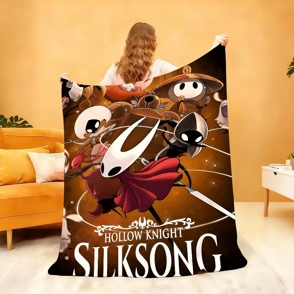 Game H HollowS K Knight S SilksongS Blanket Soft Throw Blanket for Home Bedroom Bed Sofa Picnic Travel Office Rest Blanket Gift