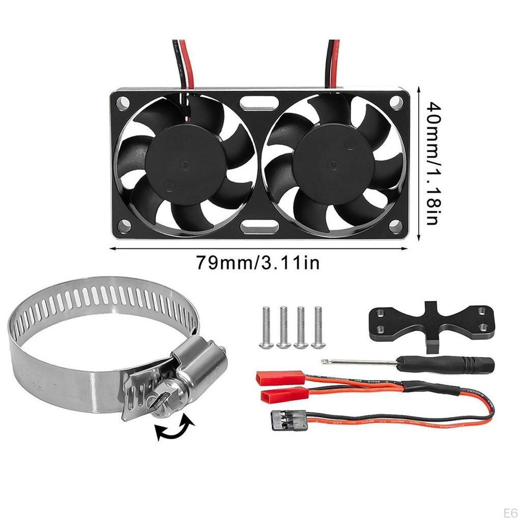 Metal RC Motor Heat Sink Kit 22000RPM for 4284 4985 Motors Accessories Adjustable Easily Install