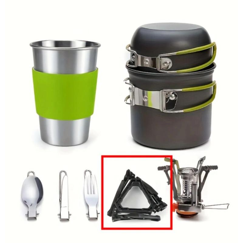 Outdoor Cookware Set Camping Set Pot Portable BBQ Grill Tableware Stovetop