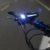 1 Set Bicycle Double Light Waterproof Loud Speakers High Brightness 3 Modes Light Illumination Dual Light Solar Charging Strong Light for Outdoor