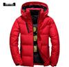 Men's European and American Winter Hooded Business Casual Warm Coat