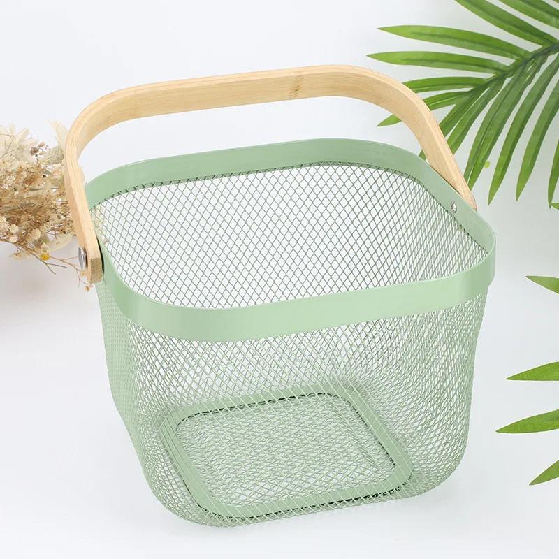 Multicolor Opcional Cesta de Frutas Criativa Portátil Cesta de Legumes Cestas Minimalistas para Armazenamento de Lanches Cesto Escorredor Itens de Cozinha