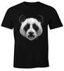 Men's T-Shirt Black Metal Panda Heavy Rock Music Fun Shirt Moonworks®