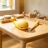 Whale Shape Stress Reliever 3D Printed Wooden Fish Percussion Instrument with Mallet, Relief Creative Sensory Fidget Toy Toy, Desktop Decompression