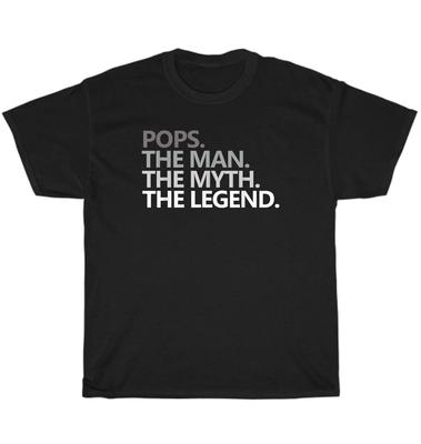 Pops Der Mann Der Mythos Die Legende Vatertags Opa T-Shirt Unisex T-Shirt Geschenk