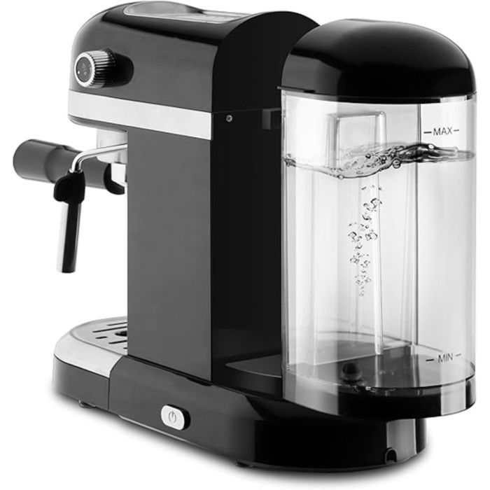 Cafetière Espresso - UFESA - Palmero - 1350W - Noir - Mousseur à lait réglable