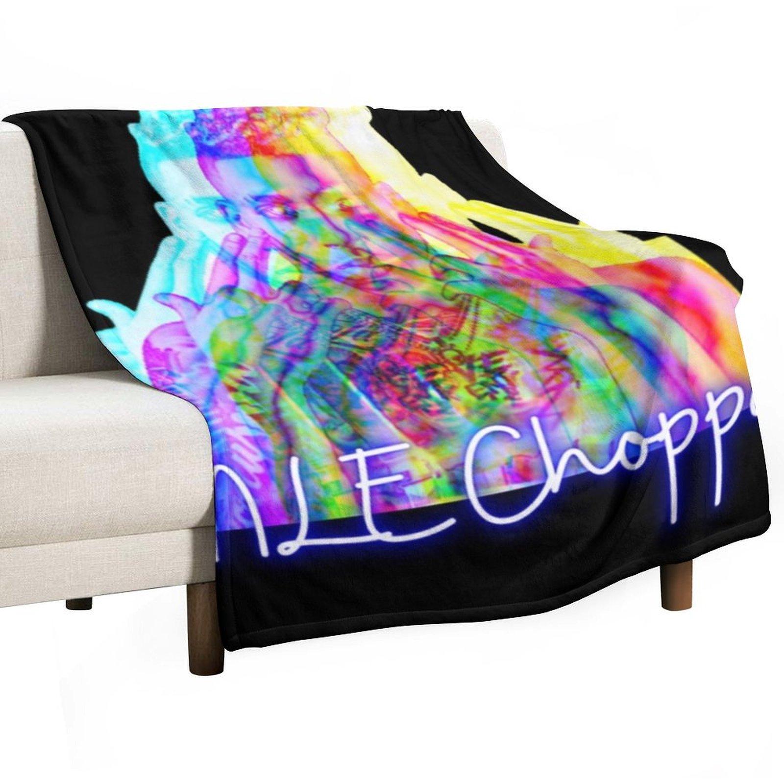 NLE Choppa Shirt Throw Blanket For Baby Custom Flannel Decorative Sofas Blankets 30x40in