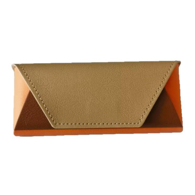 Handmade High-Grade Leather Glasses Case: Portable, Pressure-Resistant Storage Box for Sunglasses