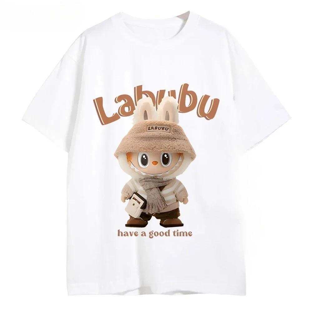 

Summer new trendy brand casual cute kawaii cartoon lab cloth print women s fashion T-shirt Harajuku Y2K 3XL