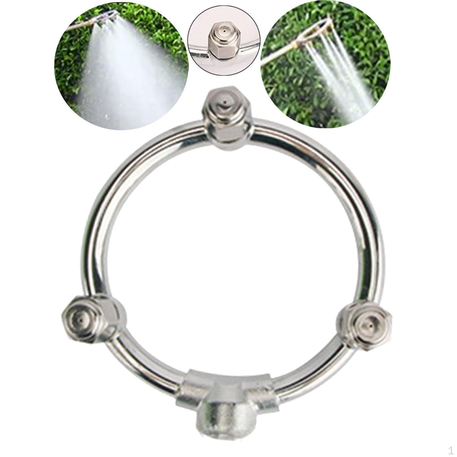 

-Туманизирующая насадка, распыляющий спринклер круглой формы, универсальный, изготовлен из нержавеющей стали для