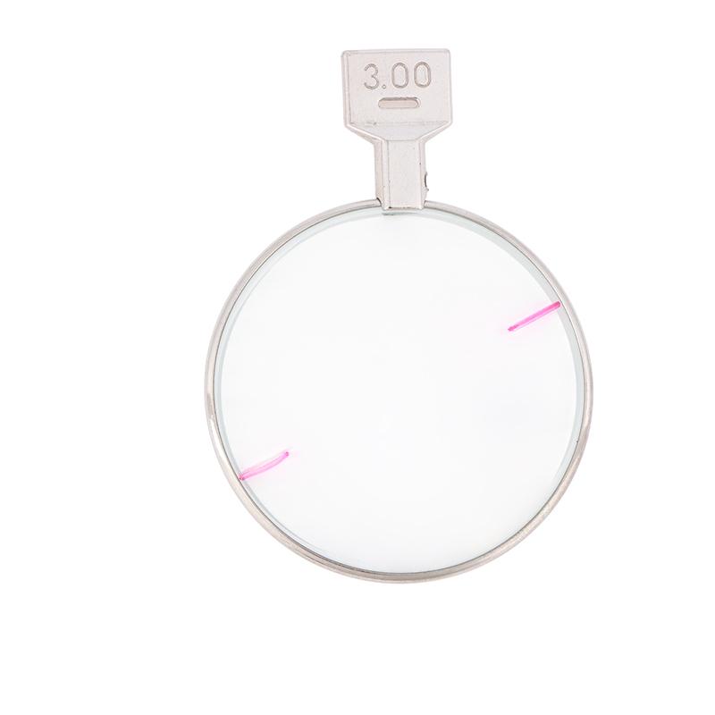 1Pc Optical Prism Lens For Trial Lens Set Metal Rim Ophthalmic Prismatic Lens Eye Test Lens Single Piece Eyeglasses Tool 30D Negative