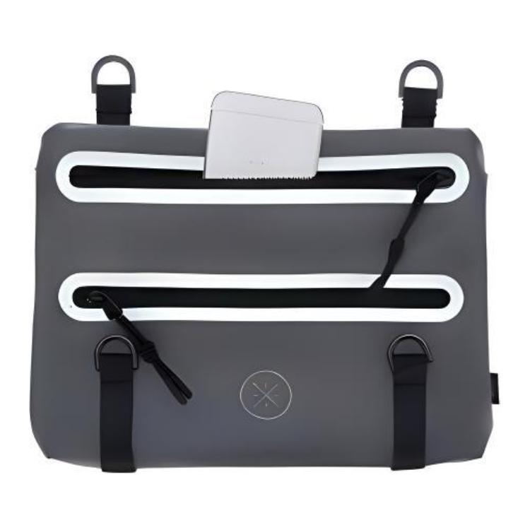 New LiNing Polyurethane And Polyester Blend Shoulder Bag Crossbody Bag Regular Unisex Black Gray Color ABDR618-1
