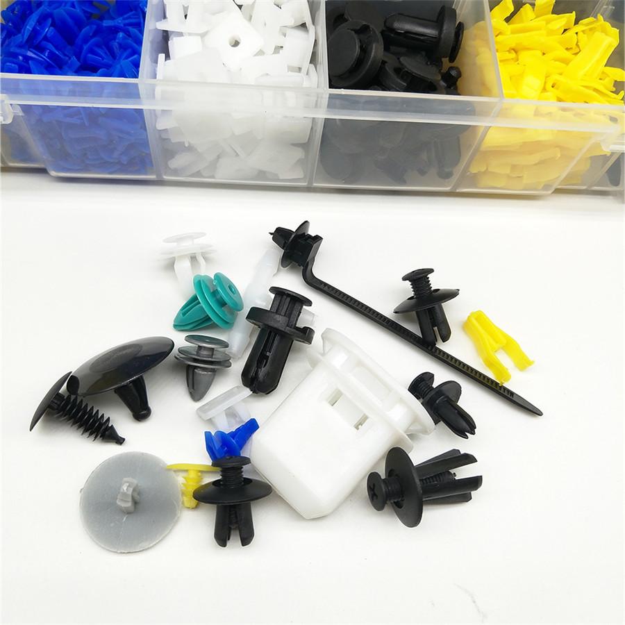 

730pcs Auto Bumper Fastener Push Clip Assortment