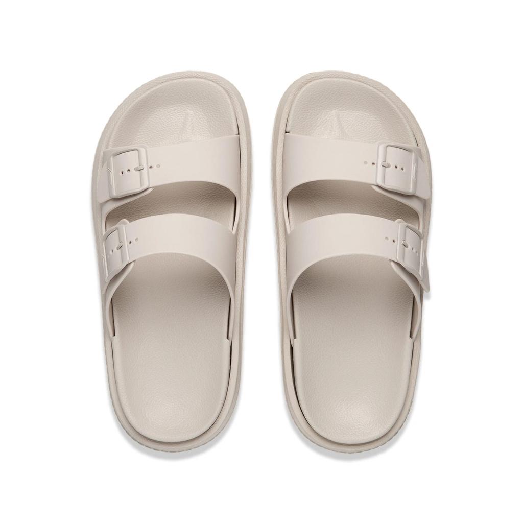 Li Ning Clap Slide Slippers Men's Oat Gray AGAW013-1