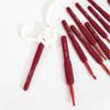 2mm-6mm Red Soft Rubber Grip Cushioned Handles Crochet Needles Knitting Needles  Mom's Gift