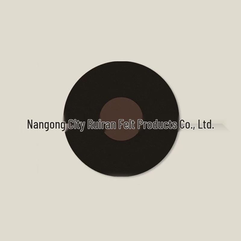 Creative Retro Vinyl Record Felt Board: High-End Wall Sticker & Photo Background for Living Room
