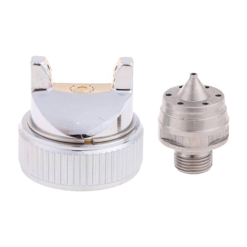 3 Pieces Spray Gun Accessories H-827 1.4 Mm/1.7mm/2.0mm Nozzle Cap Replacement for Painting for Cars Automotive Paint Sp