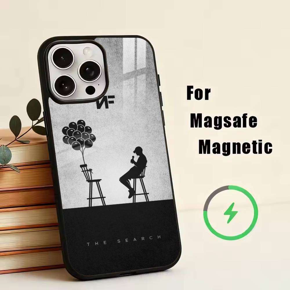 Singer NF Rapper Phone Case For iPhone17,16,15,14,13,12,11 Plus,Pro Magnetic with Magsafe Wireless Charging