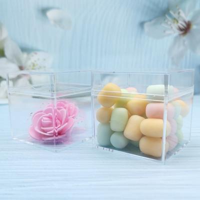1 Acrylic Square Storage Box, Transparent Box With Lid, Candy Storage Container, Suitable For Parties, Festivals, Gift Packaging