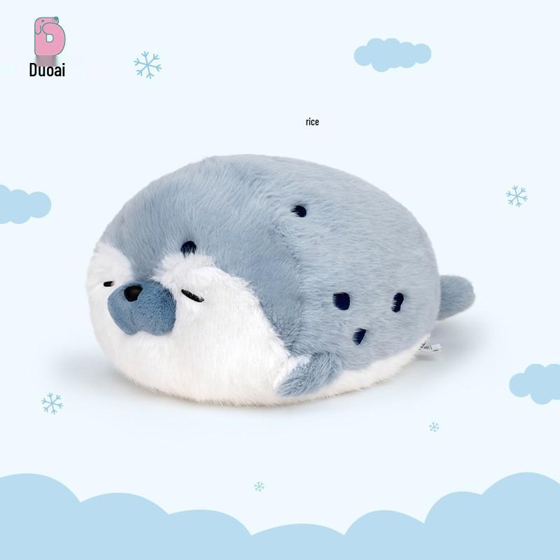 

Cute Sea Otter Plush Pillow - Healing Companion Toy for Kids Described in color section