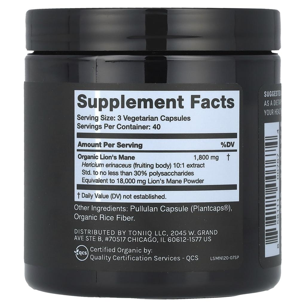 Houba jelení paroh, 120 kapslí (600 mg na kapsli)
