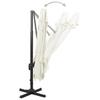 Cantilever Umbrella with Double Roof 300 x 300 cm Sand