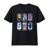 AOL Lore Olympus Diseño de Carta de Tarot Ajuste de Chico Camiseta para Chicas vintage Lavada Cómoda Transpirable Top Para Uso Diario