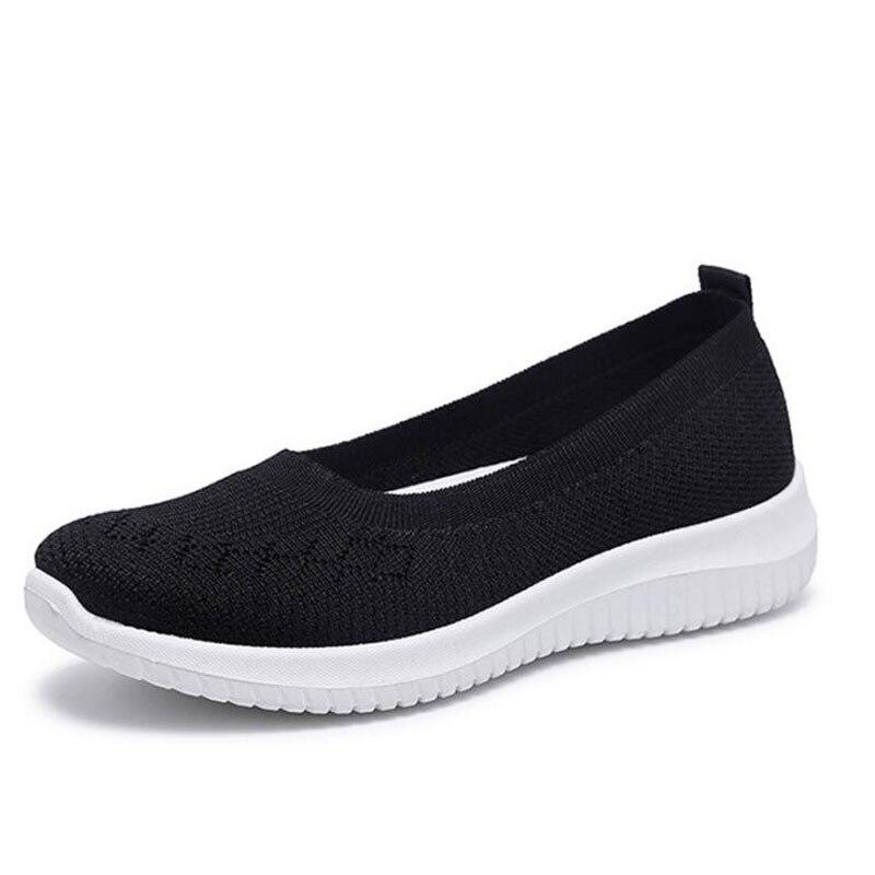 Frauen Wohnungen 2020 Frühling Sommer Damen Mesh Flache Schuhe Frauen Weiche Atmungsaktive Turnschuhe Frauen Casual Schuhe Zapatos