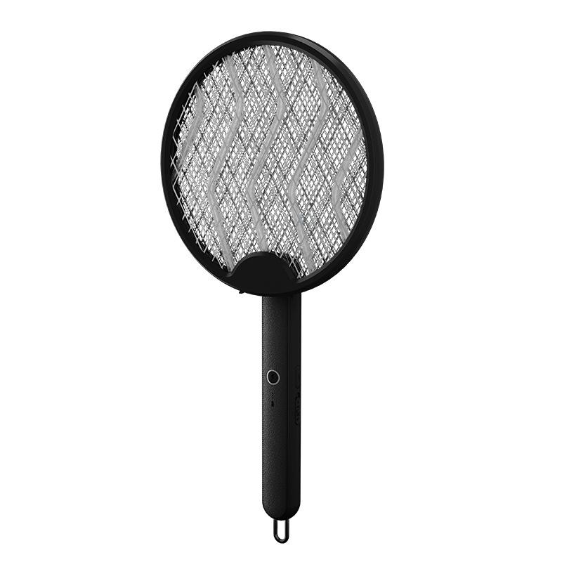 USB Rechargeable Foldable Mosquito Killer Lamp with Swatter & Rotating Wall Mount