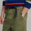Polo Ralph Lauren SS23 Mid-Rise Straight Loose Fit Pony Logo Embroidered Twill Casual Pants Men pants Military-Green MNPOPNT14G20456-300