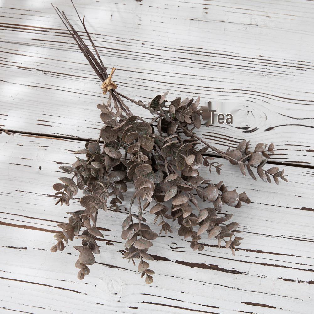Eucalyptus Hand-Tied Bouquet Artificial Flowers Green Plant Decor INS Style YC1087