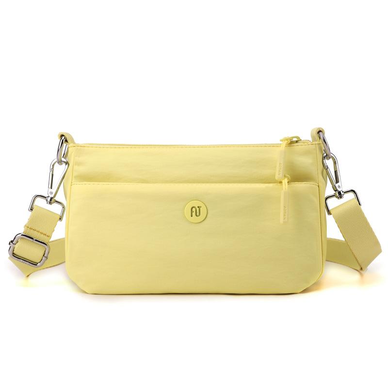 Women's Bag Solid Color Shoulder Bag Multi-Compartment Crossbody Bag