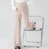 Maternity Glutinous Rice Pants Spring, Autumn and Winter Outer Wear Wide Legs Loose Large Size Casual Fashion Leggings Velvet Thickened Warm