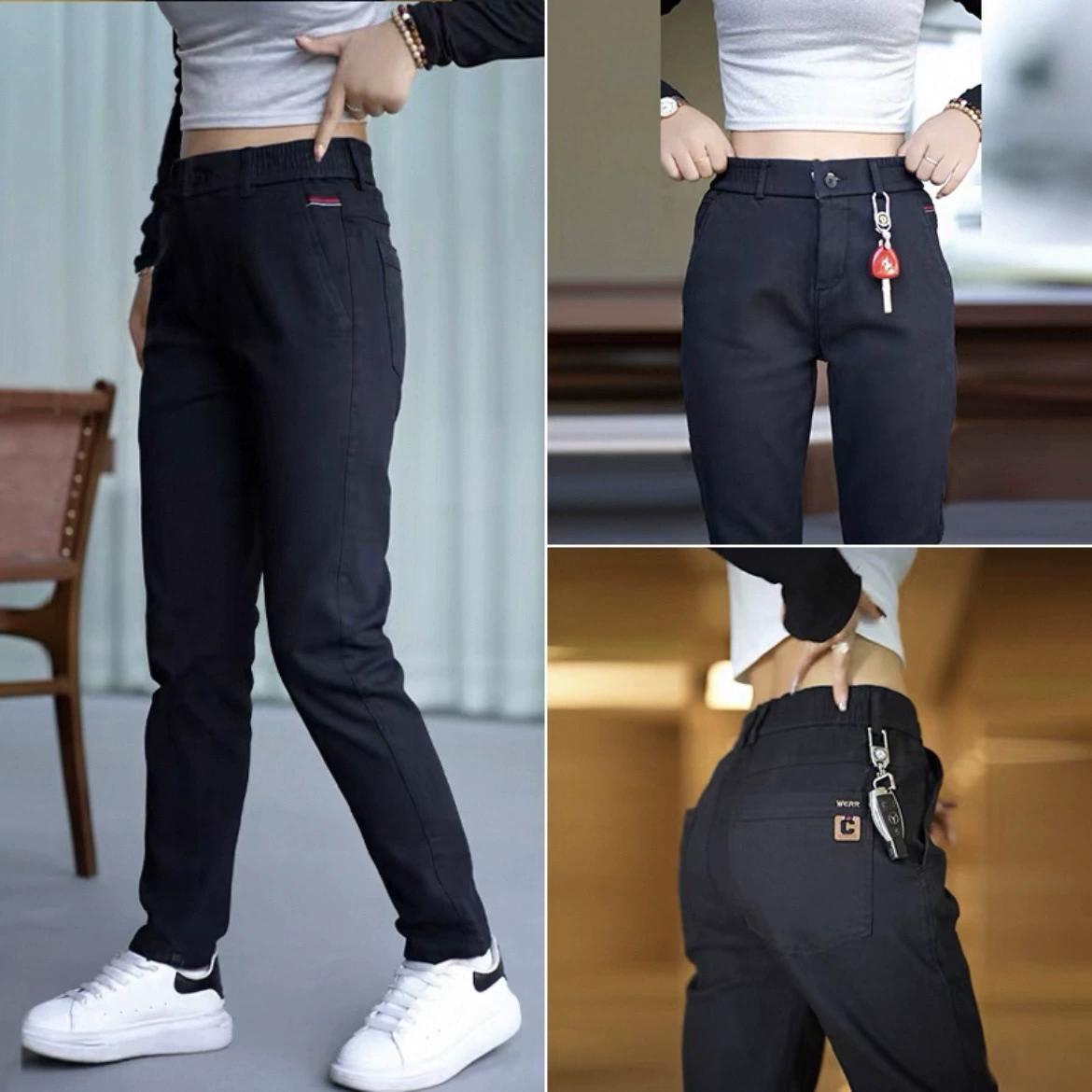 

Эластичные повседневные брюки для мужчин, Подходят для весенней и осенней носки на открытом воздухе, Модные и стильные для поездок на работу, Брюки прямого кроя для мужчин 38 чёрный