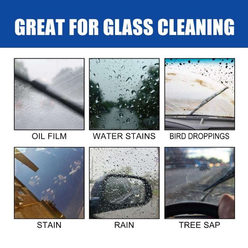 Car Glass Oil Film Remover Glass Cleaning Paste Hydrophobic Glass Coating for Windshield Clear Window