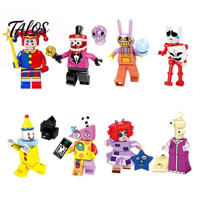 Animationsinspiriertes Modell 8 Stück Cartoon Zirkus Charakter Figur, PVC Modell, Sammlerstück Schreibtischdekoration für Zuhause Büro, Geschenk Anime Fans Figur