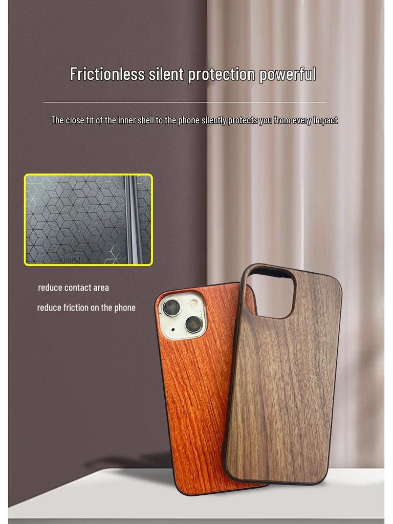 Schutzhülle aus Holz für iPhone 13/14 Pro - Apple 17 Air Massivholz Serie