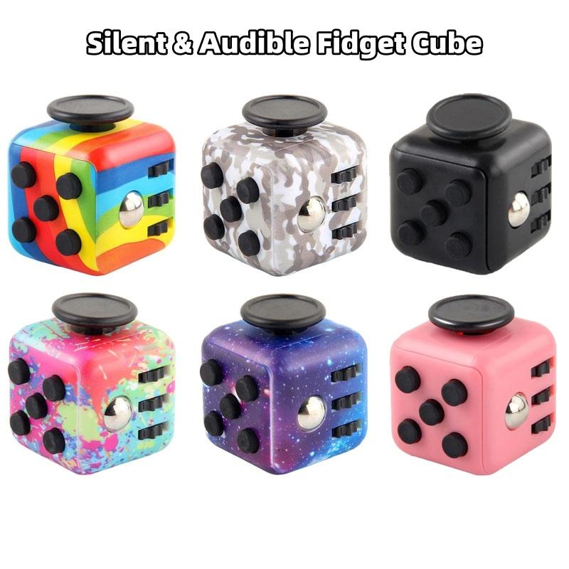 Fidget Cube for Adults, 6 Sided Sensory Anxiety Relief Toys for ADHD, Autism-Cool Handheld Fidget Gadgets for Stress and Focus