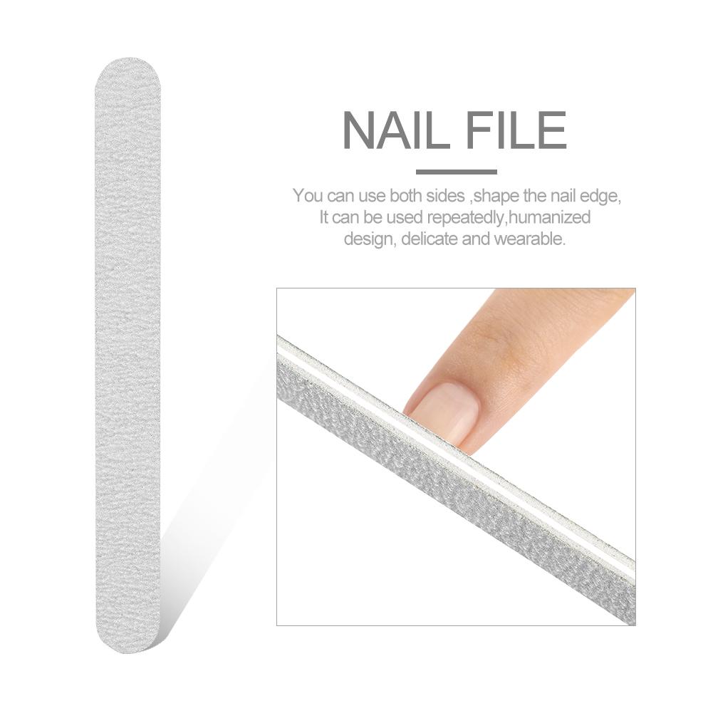 Buy 1Pc Grey Nail File Nail Design Tool Beauty Manicure Tool of Nail
