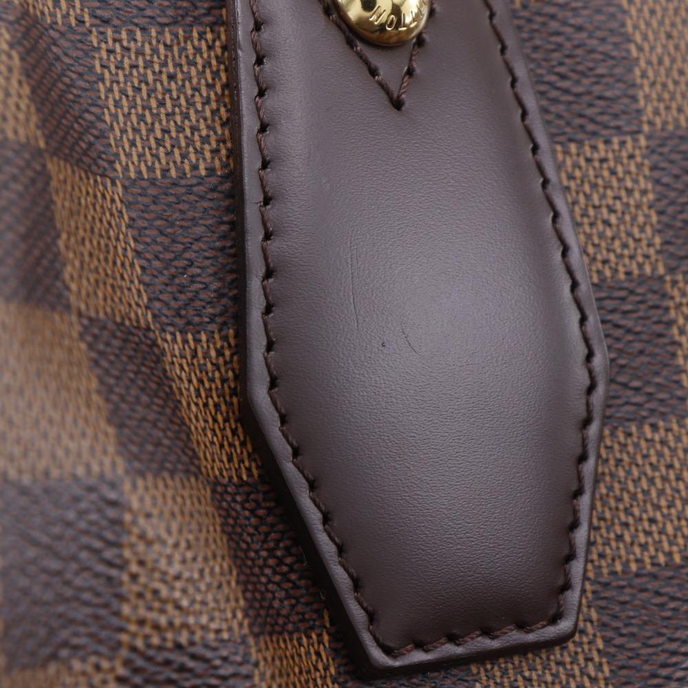 LOUIS VUITTON Vaslav Boston bag N41537 Brown Damier canvas unisex Used