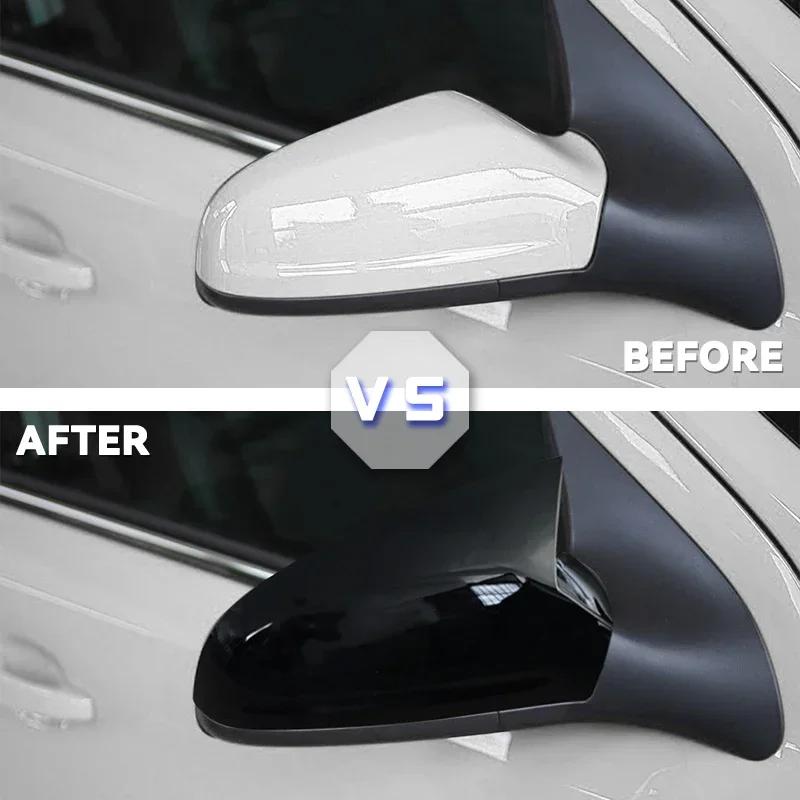 Rearview Mirror Housing Side Wing Mirror Cover Cap Fit For Vauxhall Opel Astra H 2004 - 2009 Car Accessories Carban/Glossy Black