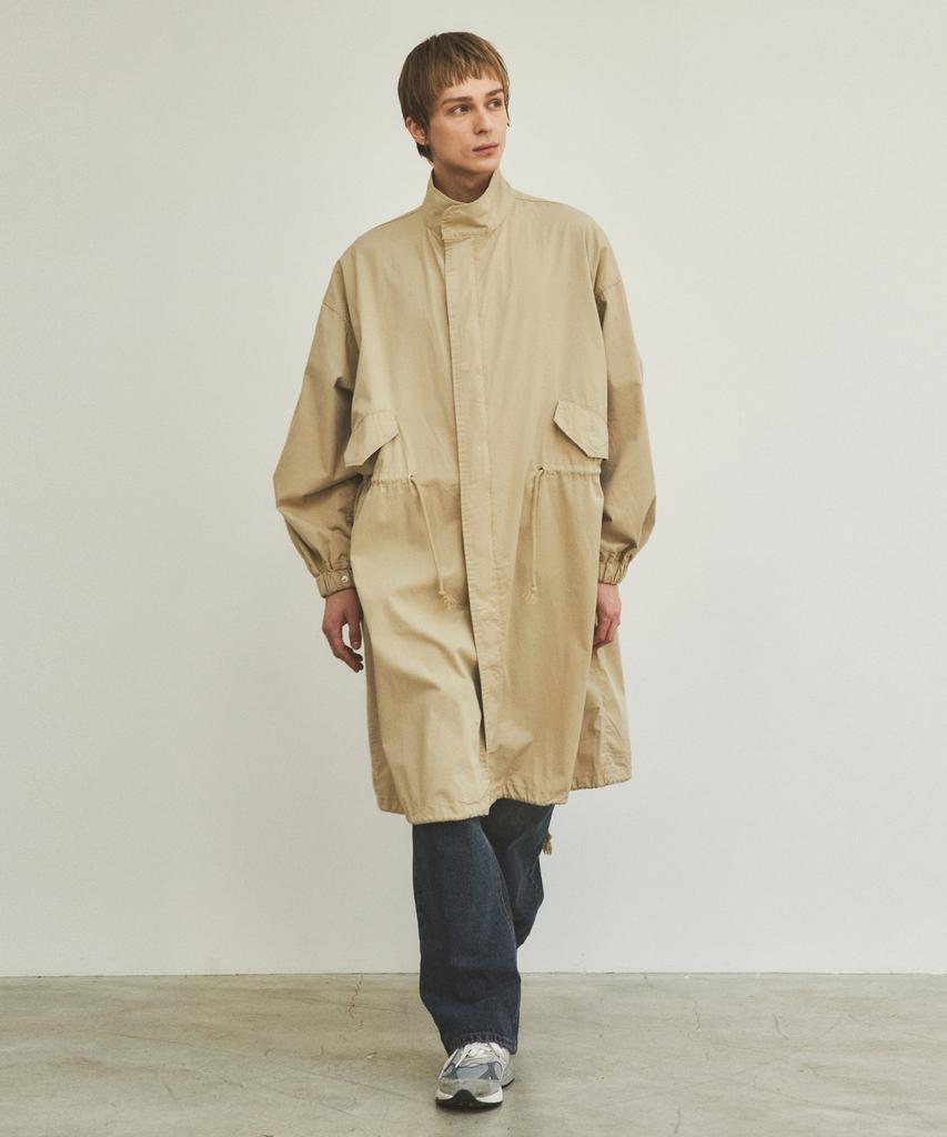 Wednesday Oasis 90S Classic Fishtail Long Field Jacket_Beige(Wc25-Ot02)