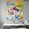 Adventure-themed Print Pattern Home Decor Tapestry, Wall Hanging, Decorative RV Wall Cloth.XGT0914559
