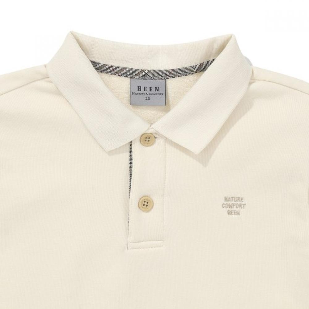 The Coffee Bean   Tea Leaf Ivory Yoko Collar T shirT ba11Ts01iv